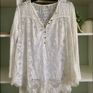 Anthropologie Lace top